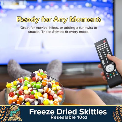 Buy 10 oz Freeze Dried Skittles Resealable Skittles Bag Crunchy Skittles Amplified Fruity Burst Freeze-Dried Candy Skittles in India