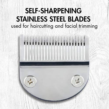 Conair Barber Hair Clippers, Barbershop Series No-Slip Grip 20-Piece Hair Cutting Kit