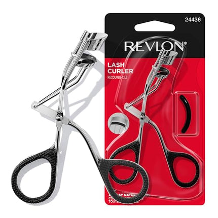 Revlon Natural Curl Lash Curler, Gives a Natural Eyelash Lift, with Finger Grips for a Non Slip Grip, Easy to Use, 1 Count