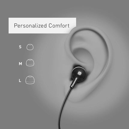 Buy Panasonic ErgoFit Wired Earbuds, in-Ear Headphones with Microphone and Call Controller, Ergonomi in India.