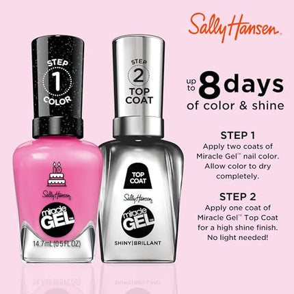 Sally Hansen Miracle Gel® Nail Polish - One Gel of a Party Collection, Party of Hue - 0.5 fl oz.