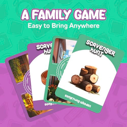 GOTROVO Scavenger Hunt Game for Kids Seek and Build 2nd Edition | Kids Indoor and Outdoor Scavenger Hunt for Kids Ages 4-8 | Active Games for Kids Ages 4-8