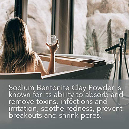 buy Pure Body Naturals Bentonite Clay Powder for DIY Detox Body & Face Mask, Pure Indian Healing Clay in India.