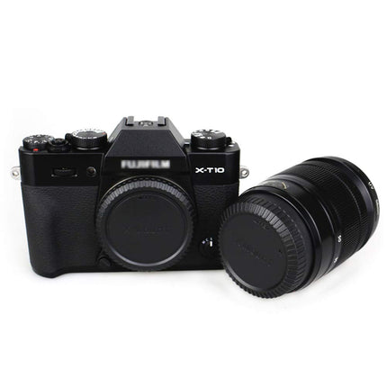 buy Camera Rear Lens Cap & Body Cap Cover for Fuji Fujifilm X Mount Camera X-T30 X-T20 X-T10 X-E4 X-T4 X in India