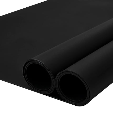 wellhouse Extra Large Mulitpurpose Silicone Nonstick Pastry Mat Countertop Protector Heat Resistant Nonskid Table Mat (23.6by15.7 Inch, Black-1)