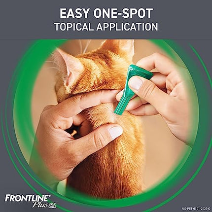 Buy FRONTLINE Plus Flea and Tick Treatment for Cats Over 1.5 lbs., 3 Treatments in India India