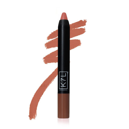 K7L Nude Brown Lipstick Crayon - Matte - Bambi