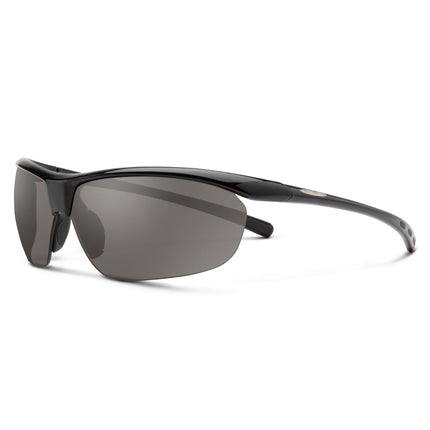 Suncloud Zephyr - Polarized Sunglasses - for Men & Women - Black + Polarized Gray Lenses
