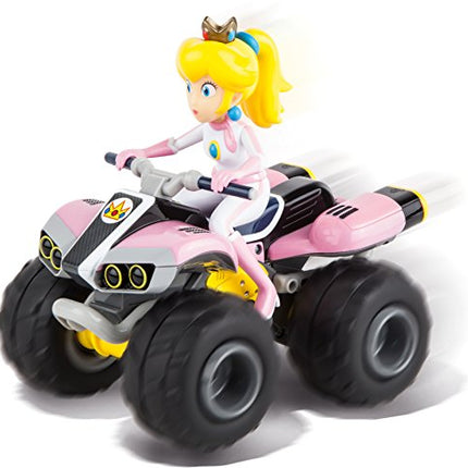 Carrera RC Nintendo Mario Kart 2.4 GHz Radio Remote Control Toy Car Vehicle - Peach Quad