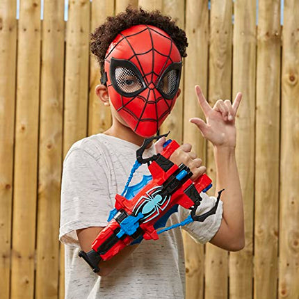 Marvel Spider-Man Spider Strike ‘N Splash Blaster, Super Hero Toys for Kids, Ages 5 and Up, Nerf Blaster for Kids, Water Blast Feature