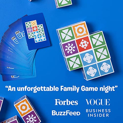 The Uzzle 3.0 Board Game, Family Board Games for Children & Adults, Block Puzzle Games for Ages 4+
