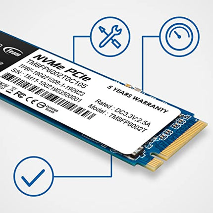 buy TEAMGROUP MP33 1TB SLC Cache 3D NAND TLC NVMe 1.3 PCIe Gen3x4 M.2 2280 Internal SSD Read/Write Speed in India