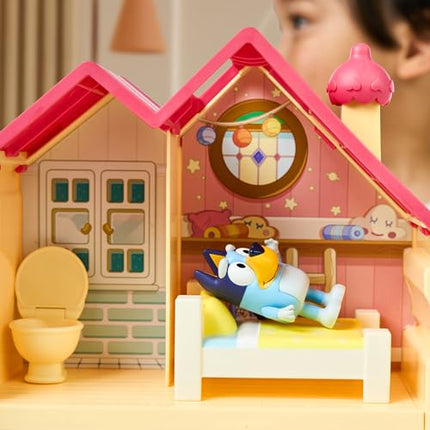 buy BLUEY Mini Home Playset with Carry Handle | Three Different Rooms | Kitchen in India