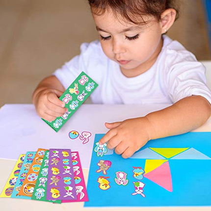 Buy ArtCreativity Assorted Easter Stickers for Kids - 100 Sheets with Over 1000 Stickers - Assorted Vibr. in India