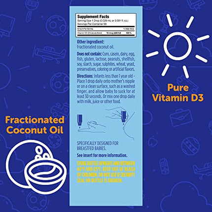 D Drops Baby Liquid Vitamin D (90 Drops)