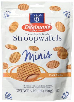 Buy DAELMANS Stroopwafels, Dutch Waffles Soft Toasted, Caramel, Mini Size, Kosher Dairy, Authentic Made in India.