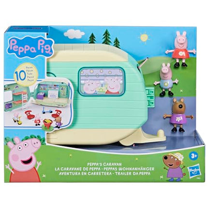 Buy Peppa Pig Caravan Playset with 3 Figures and 6 Accessories, Preschool Toys for 3 Year Old Girls and Boys and Up in India