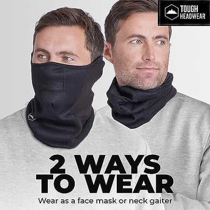 Buy Tough Headwear Winter Face Mask & Ski Mask Neck Gaiter - Cold Weather Half Balaclava - Tactical Neck Warmer for Men & Women in India