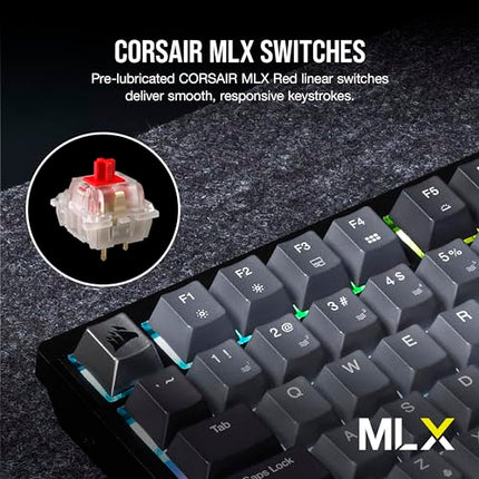 Buy Corsair K65 Plus Wireless 75% RGB Hot-Swappable Mechanical Gaming Keyboard - Pre-Lubricated ML in India