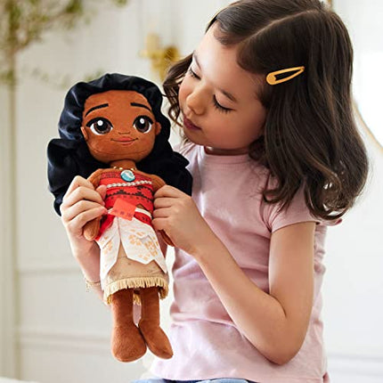 Disney Moana Plush Doll, Moana, Princess, Official Store, Adorable Soft Toy Plushies and Gifts, Perfect Present for Kids, Medium 14 Inches, Age 0+