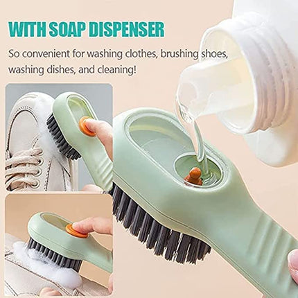 Shoe Cleaning Brush with Soap Dispensing for cleaning clothes and shoes