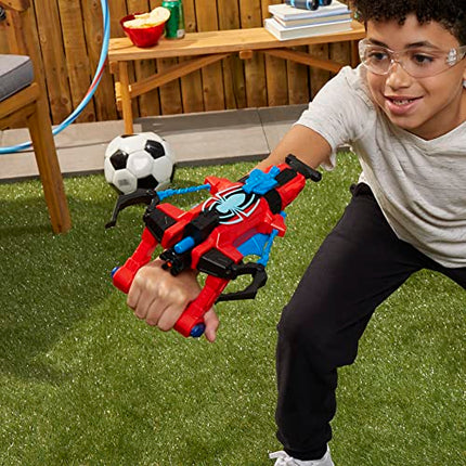 Marvel Spider-Man Spider Strike ‘N Splash Blaster, Super Hero Toys for Kids, Ages 5 and Up, Nerf Blaster for Kids, Water Blast Feature