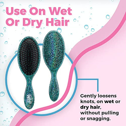 Buy Wet Brush Original Detangler Hair Brush - Awestruck, Jewel Teal - Comb for Women, Men and Kids - Wet in India.