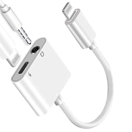 Buy Apple MFi Certified Lightning to 3.5mm Headphones Dongle Jack Adapter AKAVO 2 in 1 Headphone Adapter in India