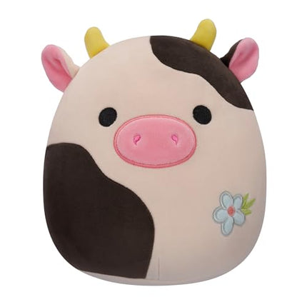 Buy Squishmallows Original 8-Inch Connor Cow with Blue Flower Embroidery - Official Jazwares Plush in India