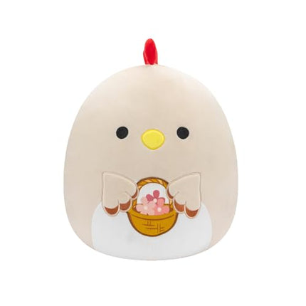 Buy Squishmallows Original 12-Inch Todd Beige Rooster with Basket of Flowers - Official Jazwares Plush in India
