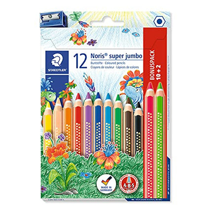 STAEDTLER 129 NC12P1 Colored Pencil Noris Super Jumbo