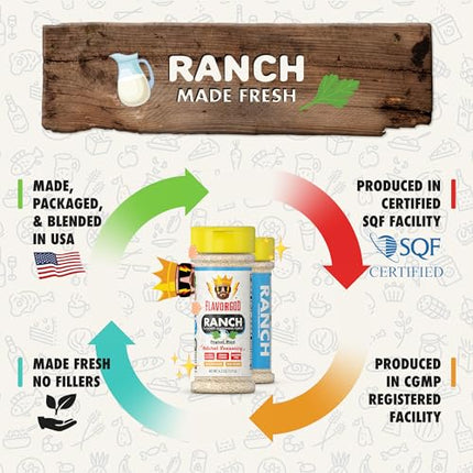 Buy Ranch Seasoning by Flavor God, Sugar Free Ranch Substitute Low Sodium Seasoning, Gluten-Free Dry in India.