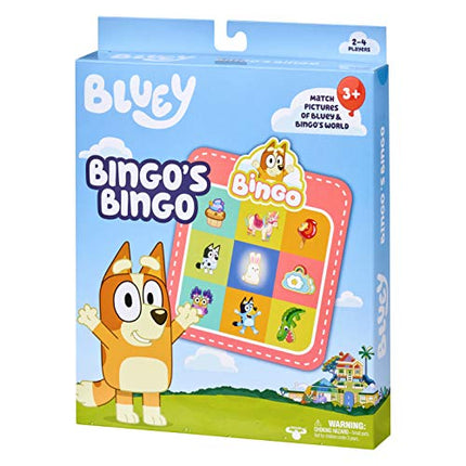 Bluey - Bingo's Bingo Card Game - Fun Matching Game Where You Match Images (13034)