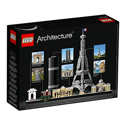 buy LEGO Architecture Paris Skyline, Collectible Model Building Kit with Eiffel Tower and The Louvre in India