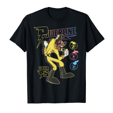 Buy Disney A Goofy Movie Powerline Tour '95 Retro Neon Poster T-Shirt in India