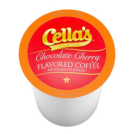 Buy Cella's Chocolate Cherry Flavored Coffee, Compatible With 2.0 Keurig K Cup Brewers, 40 Count (Pack of 1) in India