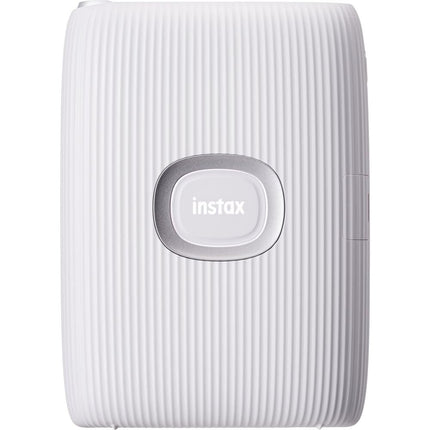 buy Fujifilm INSTAX Mini Link 2 Smartphone Printer | Clay White Bundle with INSTAX Mini Instant Film | 40 Exposures + Microfiber Cleaning Cloth in India