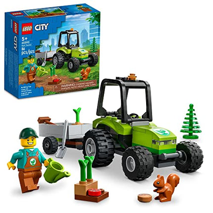 Buy LEGO City Park Tractor 60390, Toy with Trailer for Kids Ages 5 Plus, Farm Vehicle Construction Set in India