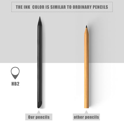 Buy 2 Pieces Metal Inkless Pen Inkless Erasable Pencil Metallic Pencil Aluminum Pencil for Writing in India