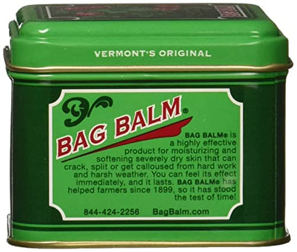 Bag Balm Skin Moisturizer with Lanolin for Chapped Lips, Dry Skin and More | 4oz Tin