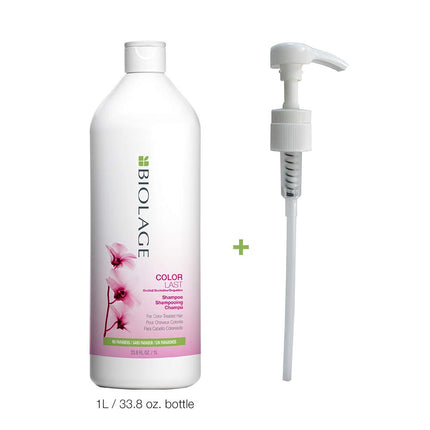 Biolage Universal Dispensing Pump | Shampoo and Conditioner Bottle Pump | Fits 1L Bottles (33.8 Fl. Oz.) | White