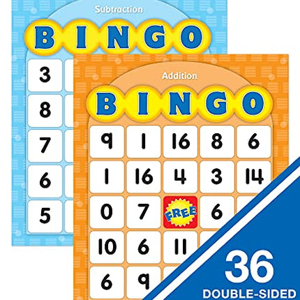 buy Carson Dellosa Addition and Subtraction Bingo Game for Kids, 2 Educational Math Games, Classroom Learning in india