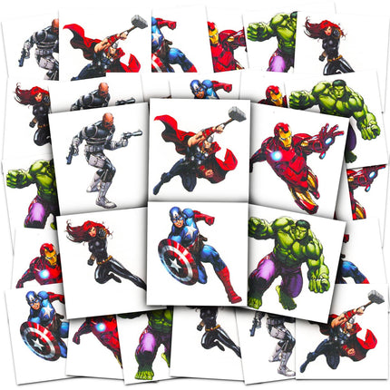 Buy Marvel Avengers Tattoos Party Favors Bundle - 72 Perforated Individual 2" x 2" Avengers Temporary Tattoos in India
