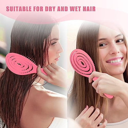 buy SHINLEA Detangle Hair Brush, Detangling Wet & Dry Spiral Hairbrush for Women, Men, kids, Vented Detangle Hair Brush in India