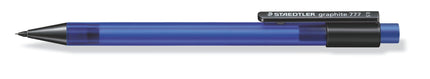 Buy STAEDTLER 777 3 Mechanical Pencil Graphite Lead Diameter Filled with B Refills 0.5 mm, Blue Barrel, Box of 10 Black in India India
