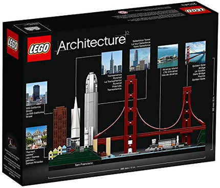 buy LEGO Architecture Skyline Collection 21043 San Francisco Building Kit Includes Alcatraz Model, Golden Gate Bridge and other iconic attractions in India.