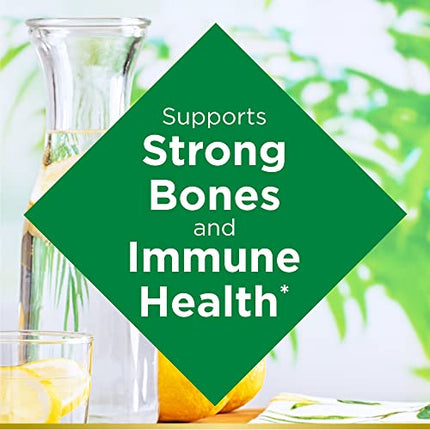 Nature's Bounty Vitamin D3, Immune and Bone Support, 5000IU, Rapid Release Softgels, 150 Ct