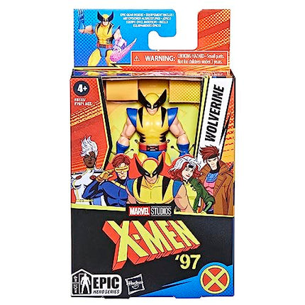 Marvel Epic Hero Series X-Men Wolverine Action Figure, 4-Inch Figures