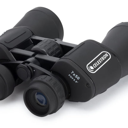 Celestron - Cometron 7x50 Bincoulars - Beginner Astronomy Binoculars - Large 50mm Objective Lenses - Wide Field of View 7X Magnification