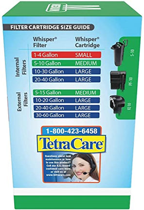 Tetra Whisper Bio-Bag Disposable Cartridges, Aquarium Filter Cartridges, 3 Count